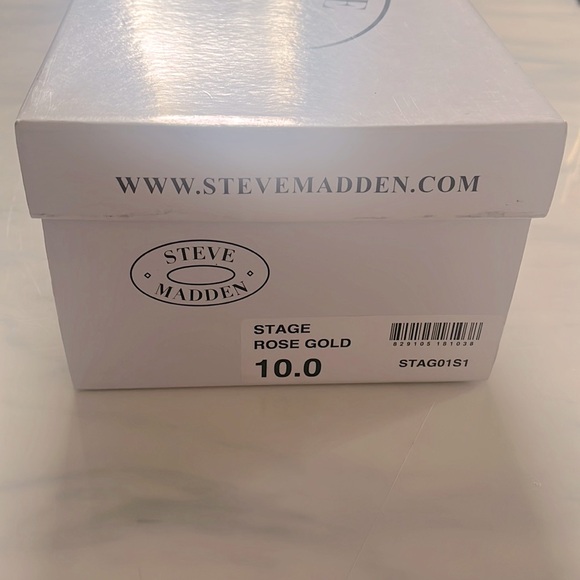NWT Steve Madden Stage Loafer-Slide in Rose Gold, Size 10 - Picture 2 of 5